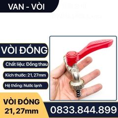 Vòi Hồ Đồng, Vòi Đồng Thau Tay Gạt Đồng Thau Ren 21, 27, Vòi Hồ Máy Giặt