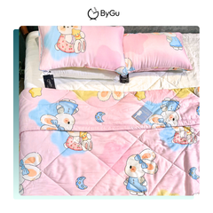 Mền/ chăn chần và gối Lụa Tencel ByGu cho bé - 042