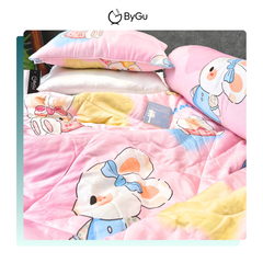 Mền/ chăn chần và gối Lụa Tencel ByGu cho bé - 042