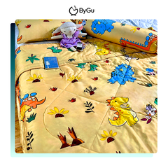 Mền/ chăn chần và gối Lụa Tencel ByGu cho bé - 041