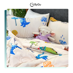 Mền/ chăn chần và gối Lụa Tencel ByGu cho bé - 040