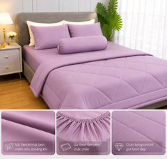Mền/Chăn chần lụa Tencel Solid ByGu - 200x220cm