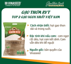 GẠO THƠM RVT VINASEED TÚI 5KG