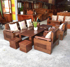 Bộ bàn ghế gỗ BGG01 - Gỗ sồi