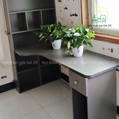 Bàn học kèm kệ sách - BHKS001