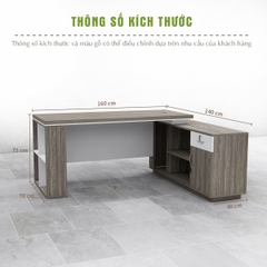 Bàn giám đốc 2KBGD115