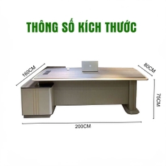 Bàn Giám Đốc Nhập Khẩu BNK07