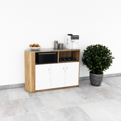 Tủ Pantry 004 140cm Nội Thất 2K – Tủ Bo Cong Thẩm Mỹ