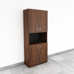 Tủ Pantry 005 Cao 200cm Nội Thất 2K – Tủ Đứng Có Khoang Lò Vi Sóng