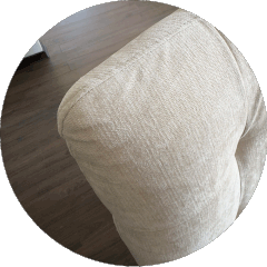 Ghế Sofa Đơn SFD002 - Ghế Thư Giãn Màu Kem Be Sáng Bọc Nỉ cao cấp