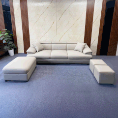 Sofa Da Cleo SF031 – Sang Trọng Từ Thiết Kế Đến Chất Liệu | Nội Thất 2K