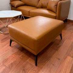 Sofa phòng khách SF20 - Da PU mầu da bò sáng, phong cách sang trọng