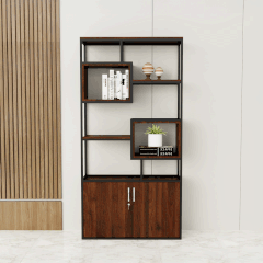 Kệ Trang Trí KG031 - 100cm x 30cm x 200cm màu nâu