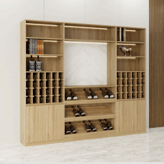 Tủ rượu TR001 - Gỗ mfc phủ melamin màu vàng 388 | Nội Thất giá tốt 2K