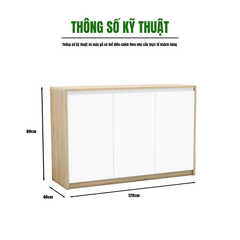 Tủ Pantry 001 Nội Thất 2K – Tủ Bếp Nhỏ Gọn 120cm Đa Năng, Hiện Đại