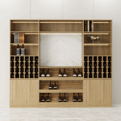 Tủ rượu TR001 - Gỗ mfc phủ melamin màu vàng 388 | Nội Thất giá tốt 2K