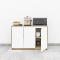 Tủ Pantry 001 Nội Thất 2K – Tủ Bếp Nhỏ Gọn 120cm Đa Năng, Hiện Đại
