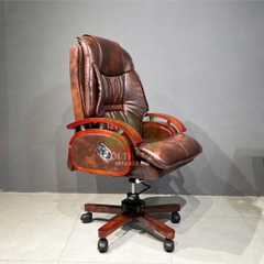 Ghế Da Giám Đốc GD033 Màu Nâu