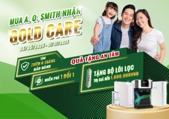 N TÂM TRỌN VẸN VỚI GÓI QUÀ TẶNG “GOLD CARE” CỰC HẤP DẪN TỪ A. O. SMITH