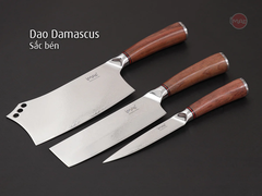 Bộ 3 Dao Nhà Bếp Cao Cấp Damascus iMat