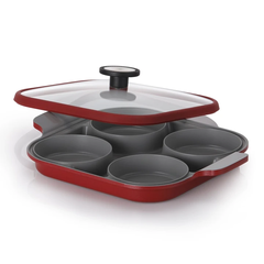 Chảo hấp 4 ngăn Steam Plus