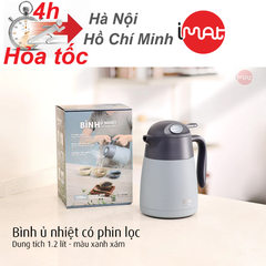 Bình Ủ Nhiệt Có Phin Lọc iMat Giữ Nhiệt Lâu, Chất Liệu Cao Cấp, Tiện Lợi Cho Pha Trà Và Thảo Dược