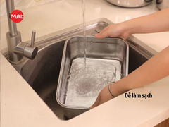 Bộ 5 hộp inox iMAT dùng được trong lò vi sóng