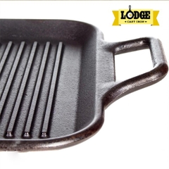 Chảo gang Lodge - P12SGR3 Chảo gang nướng hình vuông 30.48cm