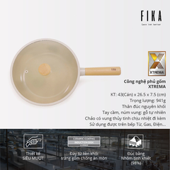 Chảo xào, sâu Neoflam Fika Hàn Quốc 26cm