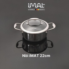 Nồi inox cỡ vừa iMat Hybrid 22cm