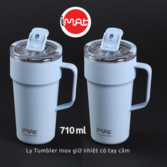 Ly Tumbler Imat Inox 304 Giữ Nhiệt 710ml |900ml Có Tay Cầm