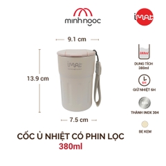 Cốc ủ nhiệt có phin lọc IMAT