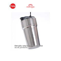 Cốc Ủ Nhiệt Titan iMat Cao Cấp 2 dung tích 380ml| 500ml