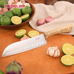Bộ 3 dao lưỡi thép cán gỗ iMat
