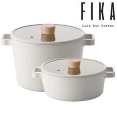 Bộ 2 nồi 22cm nông & sâu chính hãng Fika Neoflam Hàn Quốc