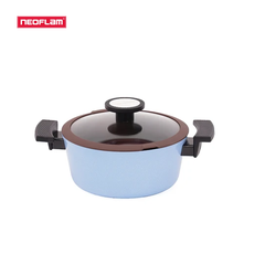 Bộ 3 nồi, chảo chống dính bếp từ hiệu Neoflam Reverse màu xanh dương