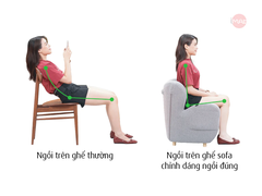 Ghế sofa chỉnh dáng ngồi đúng iMat