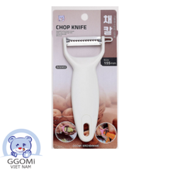 Nạo nhỏ lưỡi răng cưa GGOMi Hàn Quốc GG602. Hai màu xanh và trắng