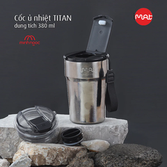 Cốc Ủ Nhiệt Titan iMat Cao Cấp 2 dung tích 380ml| 500ml