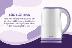 Bình đun nước siêu tốc Philips 9312