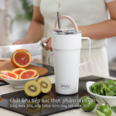 Ly Tumbler Imat Inox 304 Giữ Nhiệt 710ml |900ml Có Tay Cầm