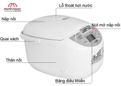 Nồi cơm điện Tiger dung tích 1.0l JBA - A10W MADE IN JAPAN