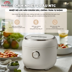 Nồi nấu cơm Bear SB-NC30A dung tích 3l, lòng nồi 1.2l
