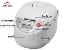 Nồi cơm điện Tiger dung tích 1.0l JBA - A10W MADE IN JAPAN