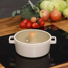 Bộ 4 sản phẩm gồm 03 nồi + 01 chảo nướng 28cm Neoflam Fika Hàn Quốc