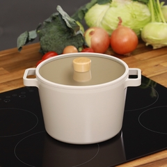 Bộ 4 sản phẩm gồm 03 nồi + 01 chảo nướng 28cm Neoflam Fika Hàn Quốc