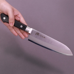 Dao Santoku Dragon có lưỡi cố định bằng thép không gỉ