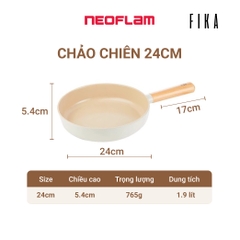 Bộ nồi chảo chống dính Neoflam Fika Hàn Quốc 9 món