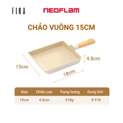 Bộ nồi chảo Neoflam Fika Hàn Quốc 5 món - lựa chọn 2. Made in Korea