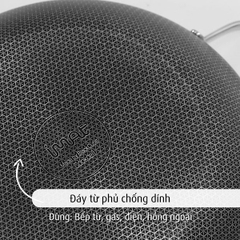 Combo iMat Hybrid 26cm. Gồm nồi - chảo chiên - chảo xào - xửng hấp size 26cm